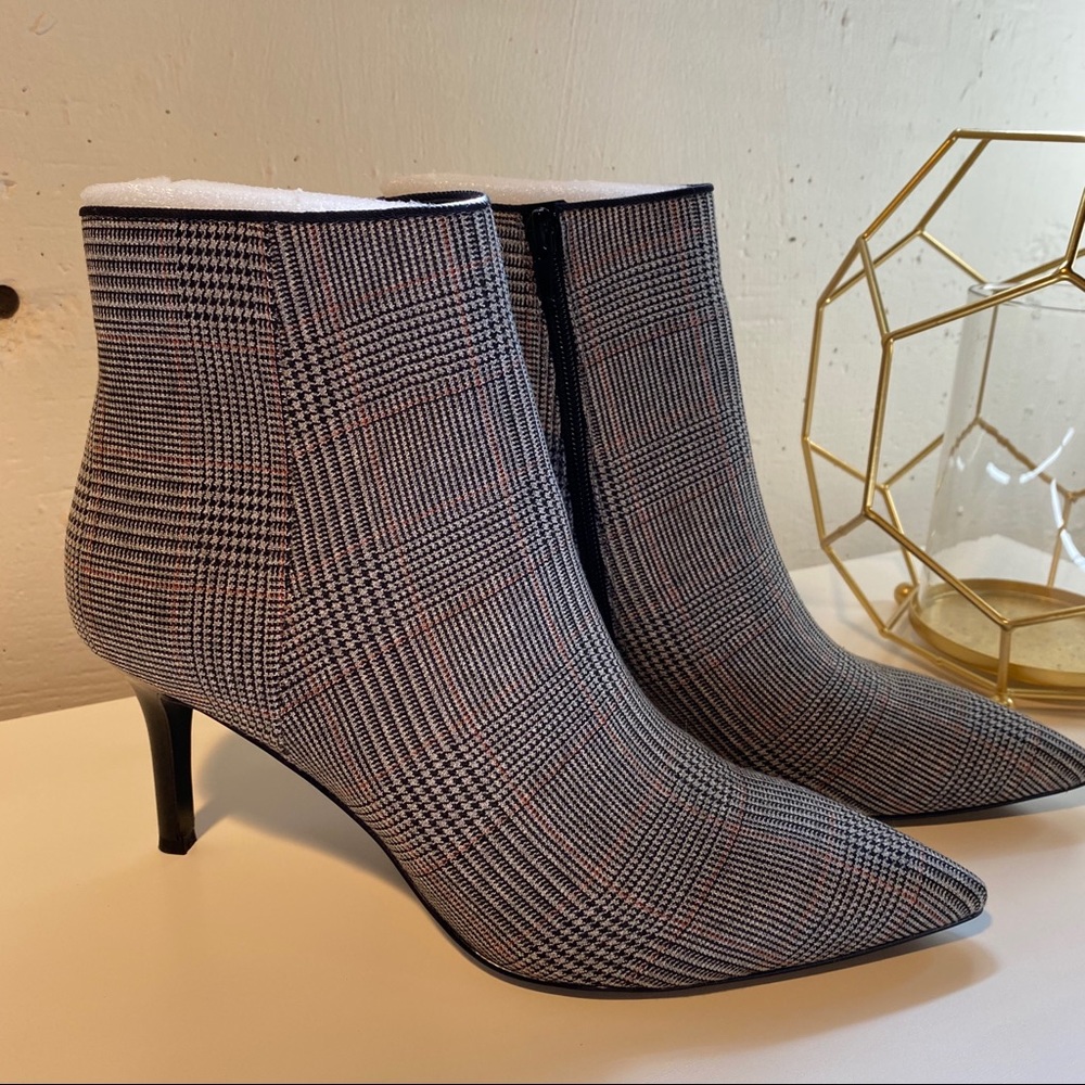 CAbi Dandy Plaid Ankle Boot